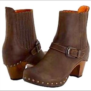 DANSKO Rihanna Leather Studded Clog Boots.  Worn only one time!